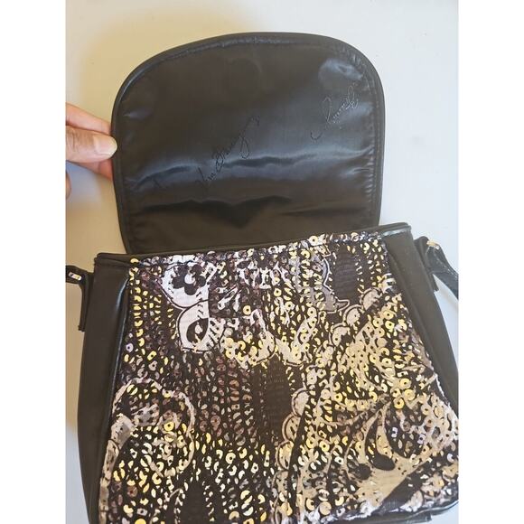 Vera Bradley Summer Sparkle Crossbody Bag MIDNIGHT PAISLEY Small‎ Purse - Picture 6 of 10